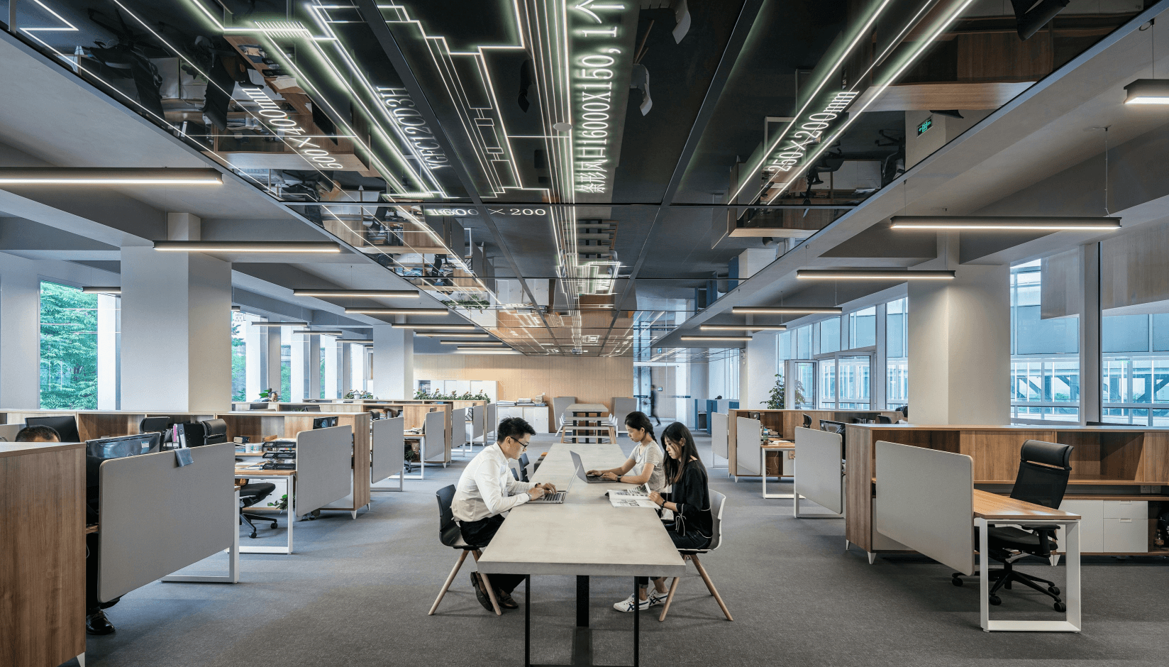 New venture teams at a coworking space