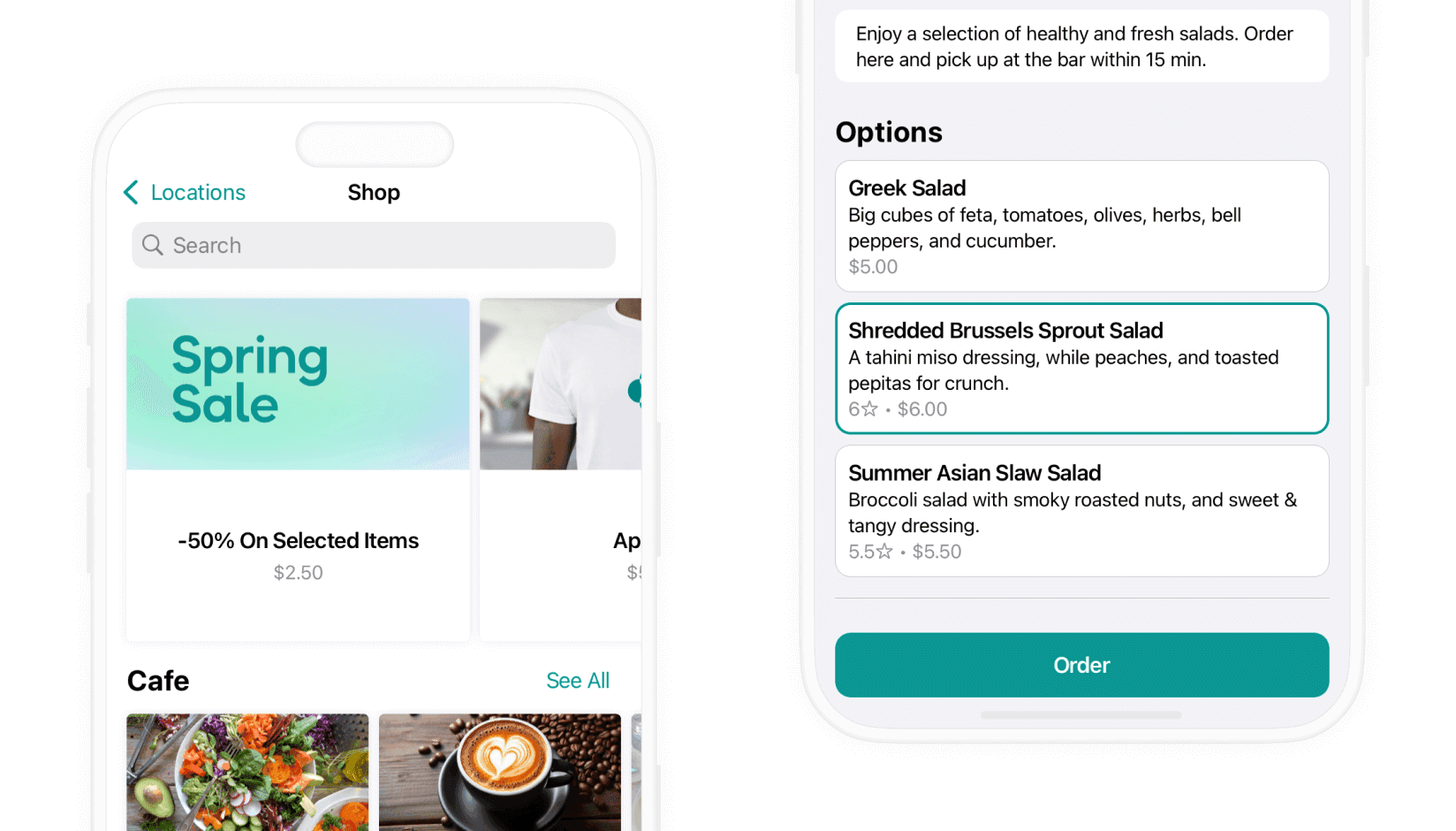 in-app payments for coworking space products with Spacebring Shop
