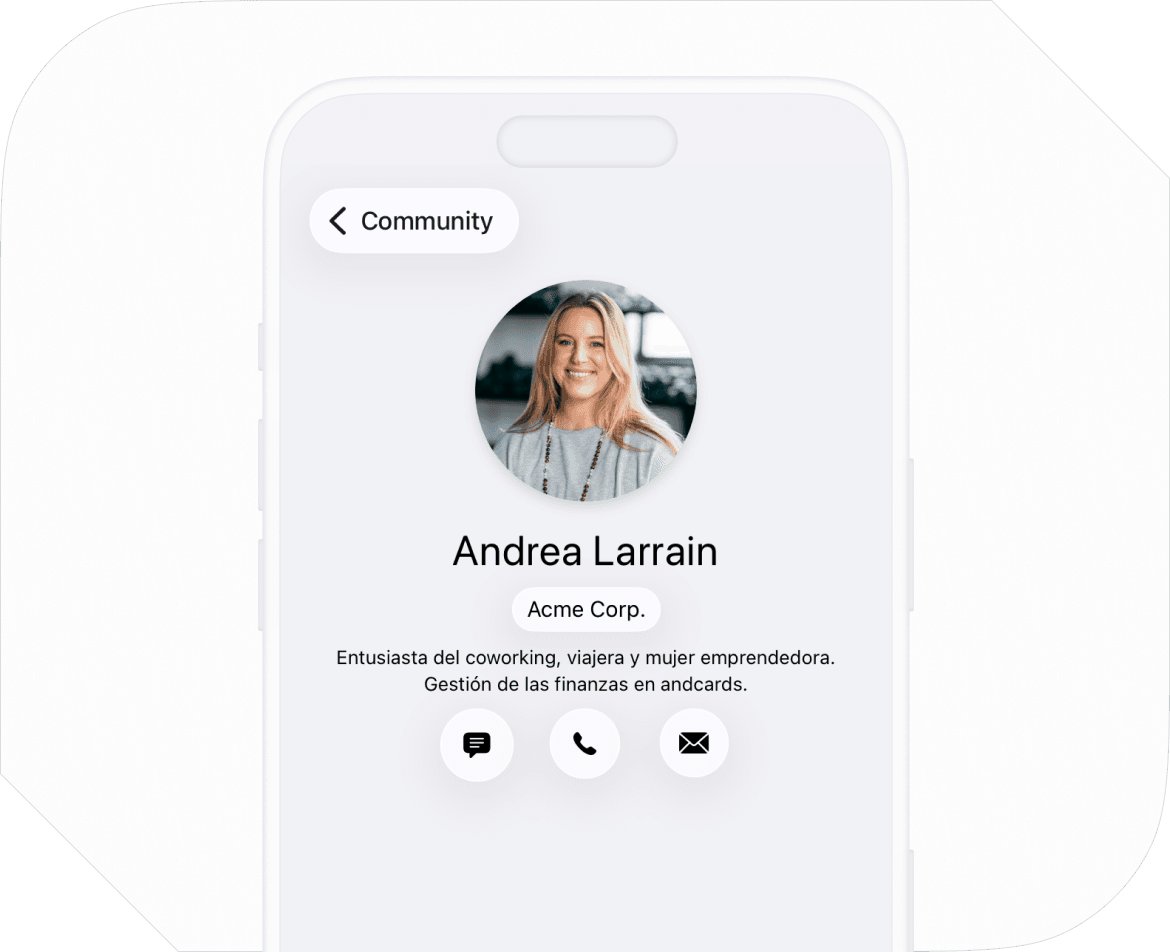 Community directory on Spacebring coworking space management software