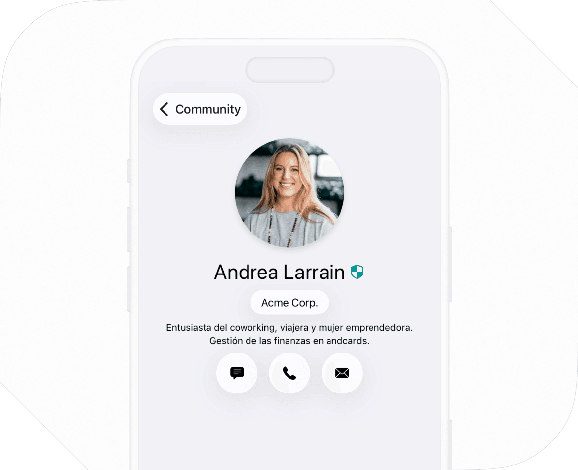 Community directory on Spacebring coworking space management software