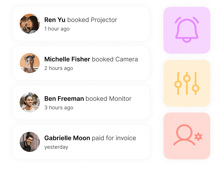 Analyze desk usage space data at Spacebring coworking space app