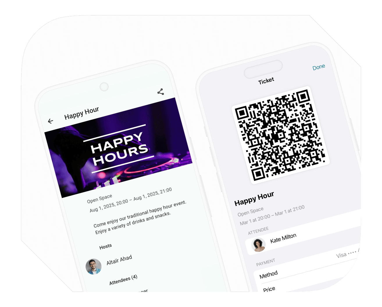 Easy way to join events on Spacebring coworking space management system