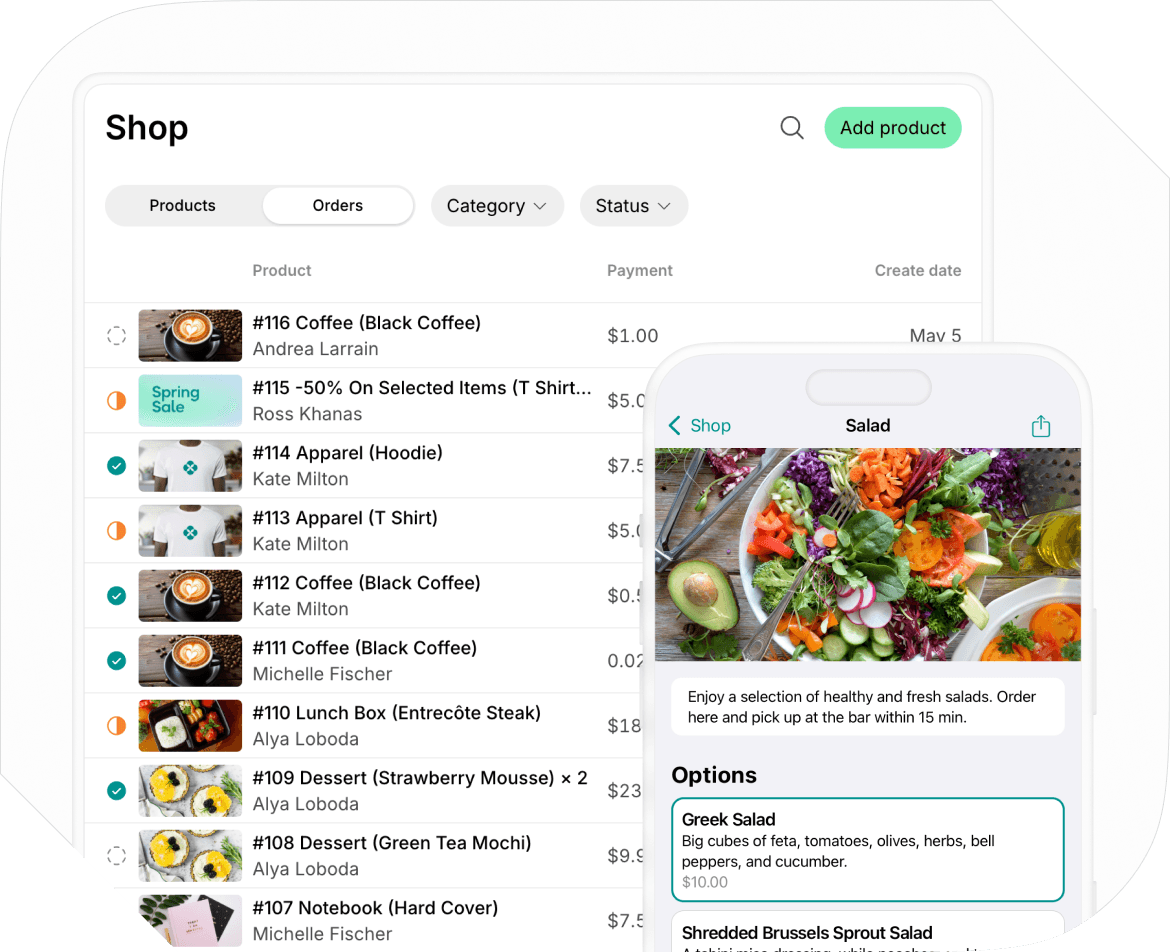 Shop on Spacebring coworking space management software