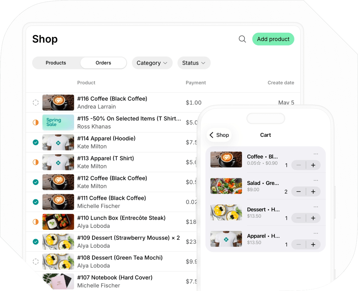 Shop on Spacebring coworking space management software