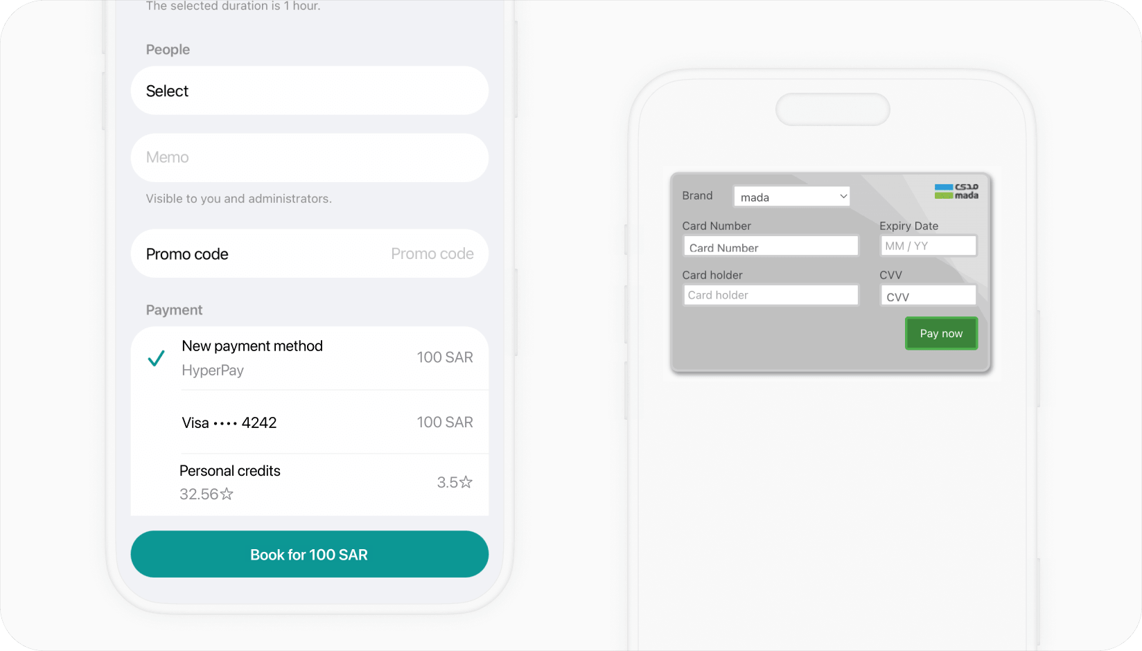 HyperPay checkout
