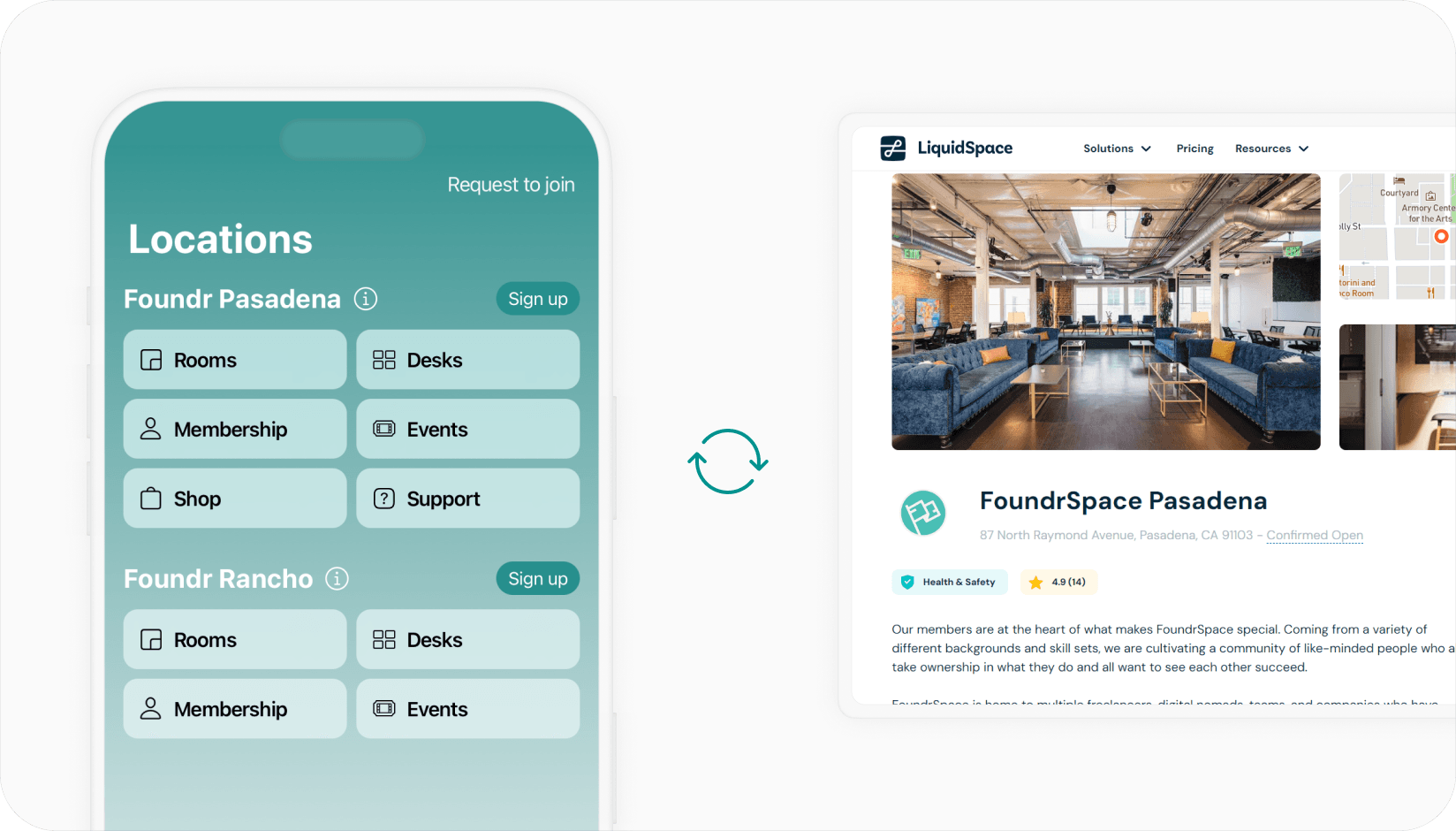 Spacebring - Liquidspace integration