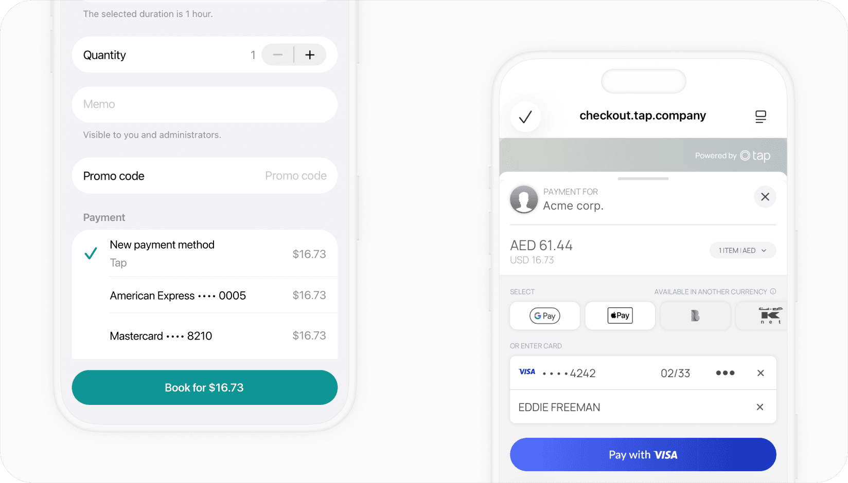 Spacebring - Tap integration