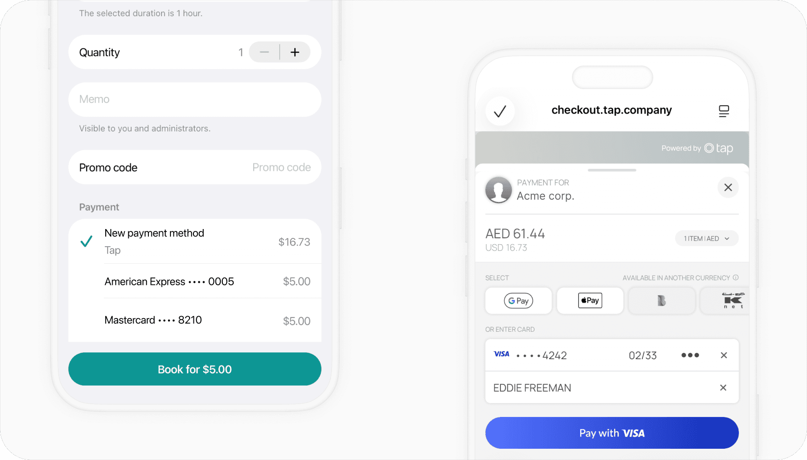 Spacebring - Tap integration