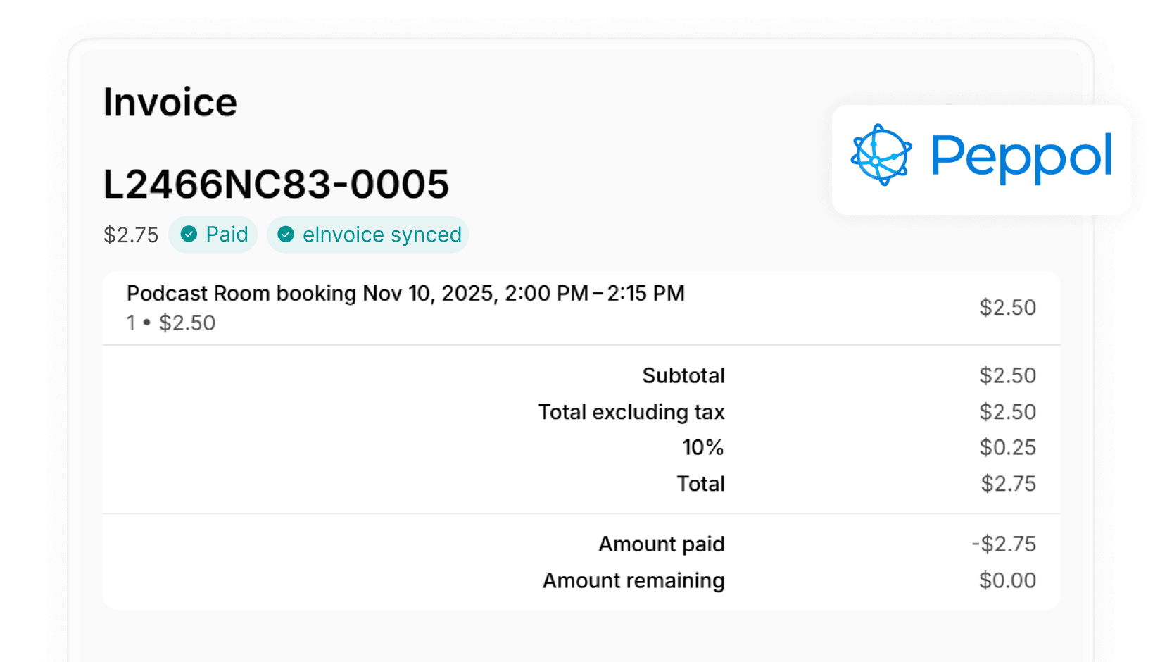 Electronic invoicing