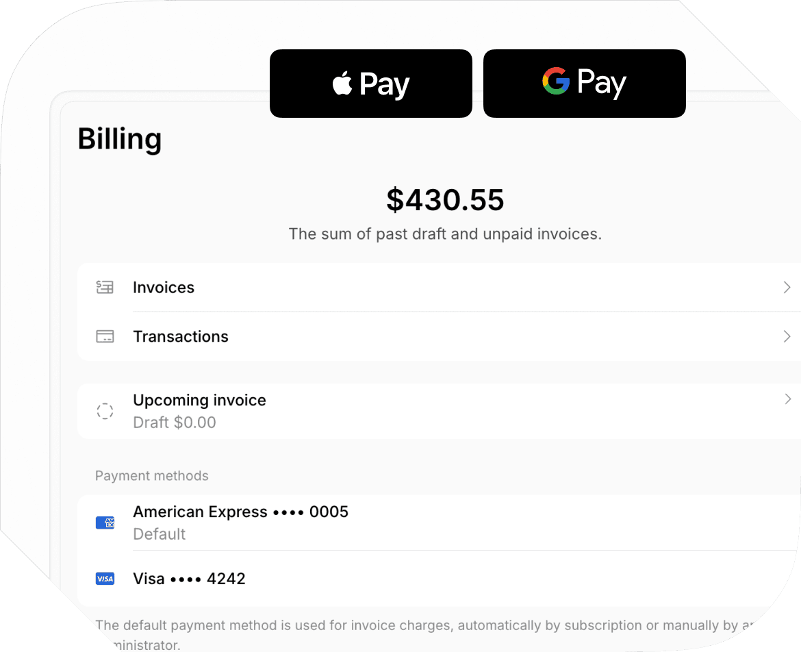 Billing for beauty coworking spaces