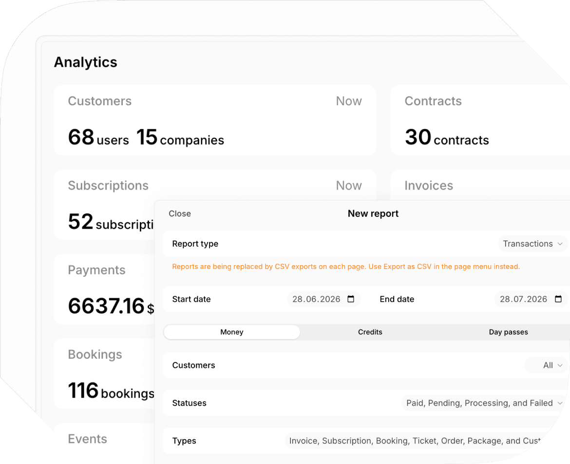 Analytics in Spacebring commercial property management software