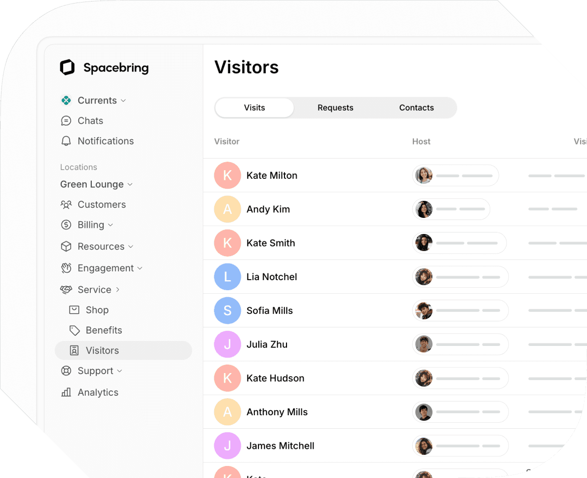 Visitor management system for medical coworking spaces for successful appointments