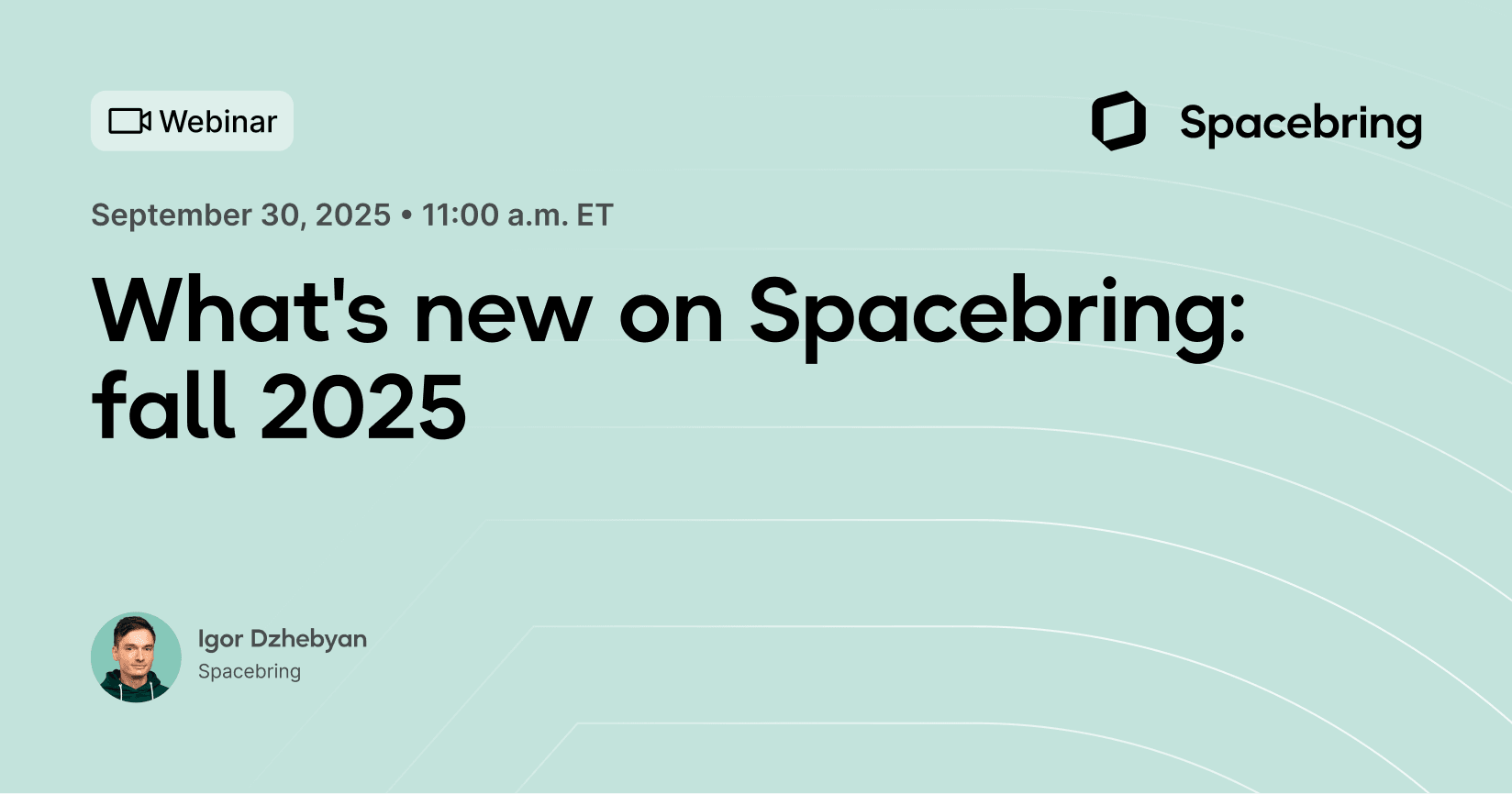 What's new on Spacebring: fall 2025