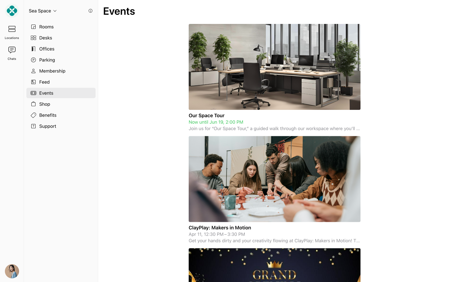 Get started with member web portal - Spacebring Docs